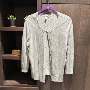 Halogen Light Gray Knit Sweater